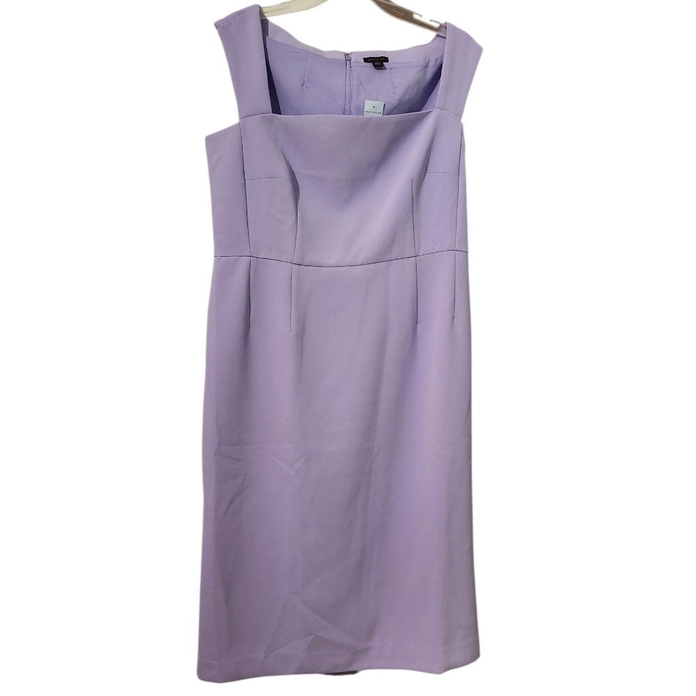Ann Taylor Elegant Lavender Sleeveless Dress - 12p Spring Party Wedding Garden
